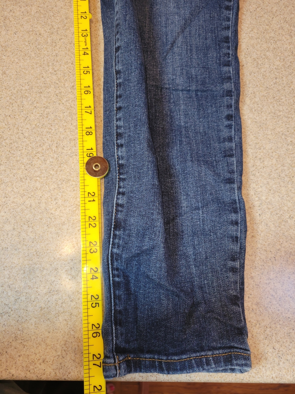 a.n.a Mid Rise Skinny Dark Skinny Cotton Stretch Jeans Size 22W - Picture 9 of 10
